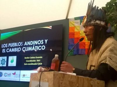 Luis Tayori: Fondos Climáticos deben llegar a pueblos indígenas de la Amazonía